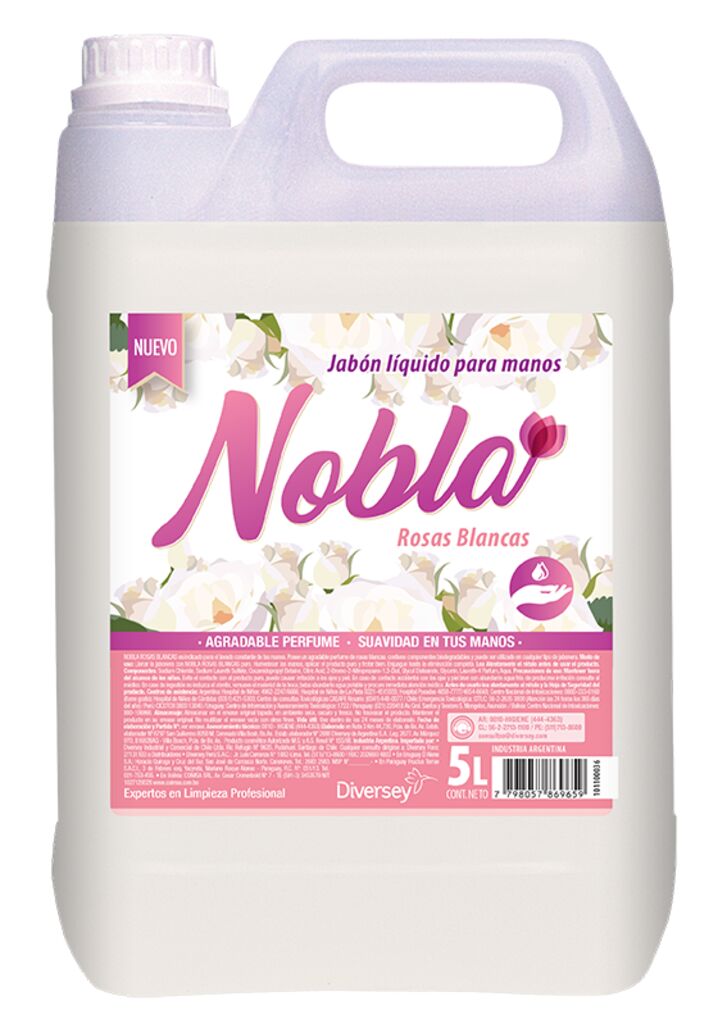 NOBLA 4x5L - JABÓN LÍQUIDO PARA EL LAVADO DE MANOS